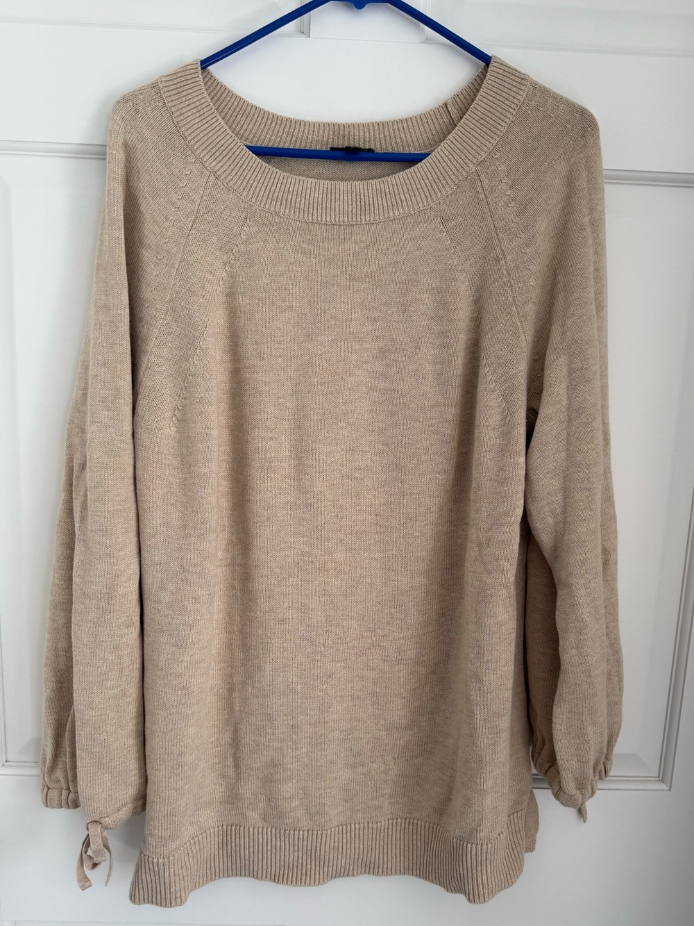 Extra Long Tan Sweater from Talbots